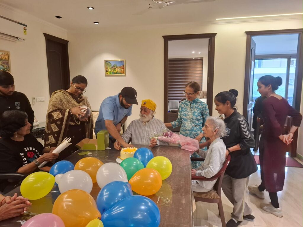 Birthday Celebration of Dementia Resident at Gracias Living